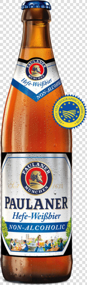 Paulaner Hefe Weissbier Non Alcoholic  HD Png Download