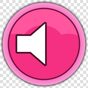 Pink circle magenta   Sound On Off Button Free  HD Png Download