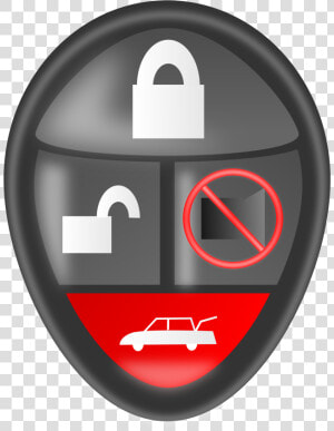 Car Alarm Remote   Remote Car Icon  HD Png Download