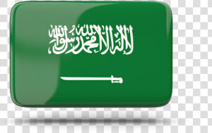 Rectangular Icon With Shadow   Flag Saudi Arabia Map  HD Png Download