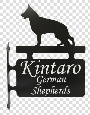 German Shepherd Great Dane Logo Sign Donkey  HD Png Download