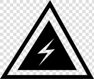 Danger Triangular Symbol With Bolt Sign Inside   Simbolos De Rayo  HD Png Download