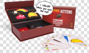 Exploding Kittens First Edition Draggable False   Exploding Kittens First Edition  HD Png Download