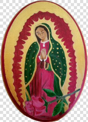 Decor Wall Hanging Virgen De Guadalupe Oval Shaped   Virgen De Guadalupe Png Hd  Transparent Png