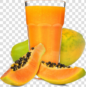 Orange Juice Smoothie Papaya Mango   Papaya Fresh Juice Png  Transparent Png