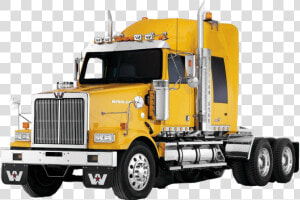  camion  freetoedit   Yellow Western Star 4900  HD Png Download