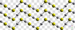 Hgs Alpha Cinnabar Xtal 1999 Looking Down A Axis Cm   Mercury Sulfide Structure  HD Png Download