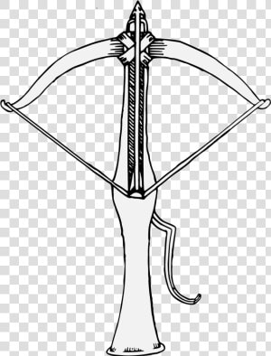 Transparent Crossbow Png   Easy Crossbow Drawing  Png Download