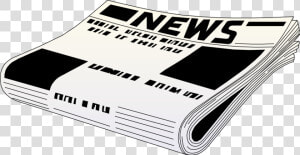 Newspaper Clipart Png   Newspaper Black And White  Transparent Png