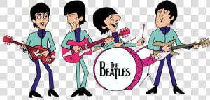 Who Broke Up The Beatles   Beatles Cartoon  HD Png Download