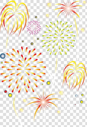 Firecracker Vector Vishu   礼花 素材  HD Png Download