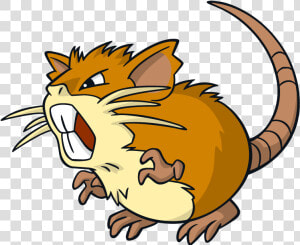 Raticate Pokemon Character Vector Art  HD Png Download