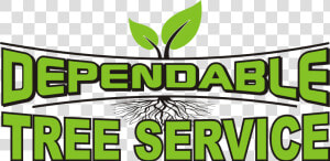 Dependable Tree Service Logo   Illustration  HD Png Download