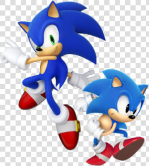 Sonic The Hedgehog 2 Sonic Generations Sonic The Hedgehog   Sonic Classic And Modern  HD Png Download