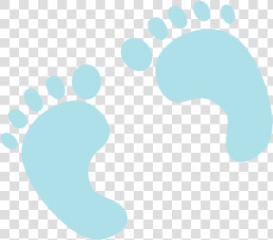 Baby Footprints Blue   Baby Footprint White  HD Png Download