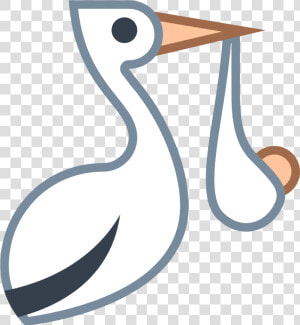 Stork Clipart Baby Carrier   Stork  HD Png Download