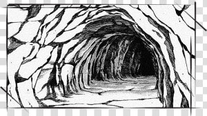 Plato’s Forms   Cave Entrance Cave Sketch  HD Png Download