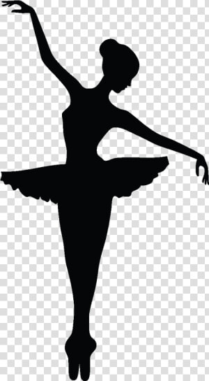 Wall Decal Ballet Dancer Sticker   Ballet Dancer Silhouette Clip Art  HD Png Download