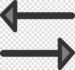 Flat  Left  Right  Arrow  Opposite  Arrows  Heads  HD Png Download