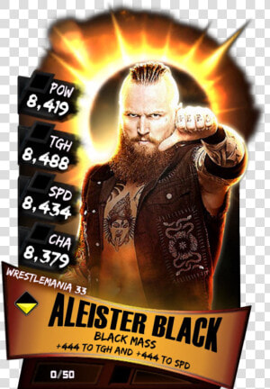 Aleister Black Wwe Supercard  HD Png Download