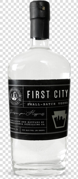 0002 First city   Glass Bottle  HD Png Download