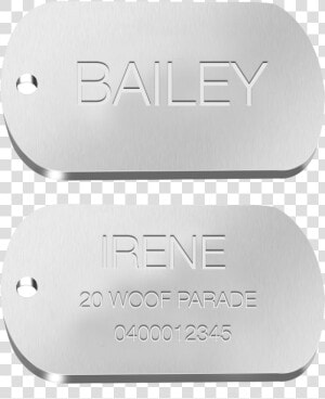 Military Dog Tag   Engraved Stainless Steel Military Dog Tags  HD Png Download