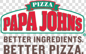 Papa Johns Header Logo   Papa Johns Pizza  HD Png Download