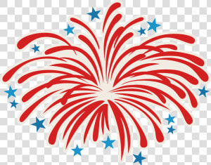 Fireworks Clipart Fire Cracker   Transparent 4th Of July Fireworks  HD Png Download