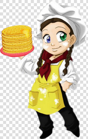 Transparent Crepes Clipart   Chefe De Cozinha Desenho Png  Png Download