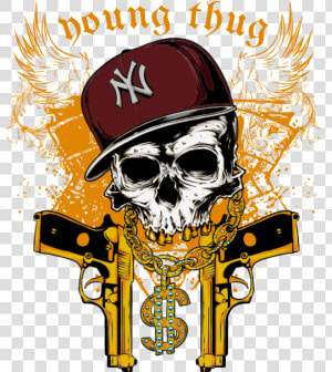 Transparent Young Thug Png   Skull Thug Png Transparent  Png Download