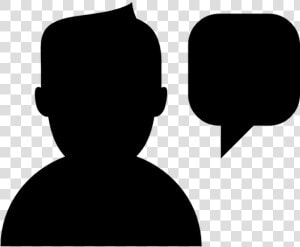 Silhouette Person Computer Icons   Person Talking Icon Png  Transparent Png