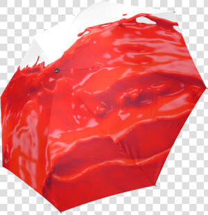 Glossy Red Paint Splash Foldable Umbrella   Handbag  HD Png Download