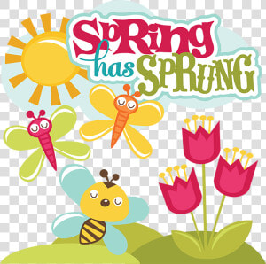 Clip Art Scrap Book Spring Clipart   Spring Has Sprung 2018  HD Png Download