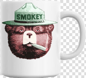 Smokey The Bear Stoned  HD Png Download