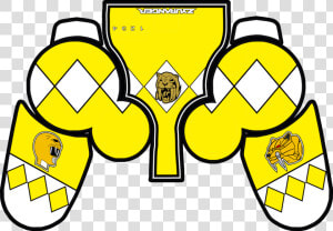 Tiger Ranger Ps3 Controller Skin   Ps3 Controller Skin Sticker  HD Png Download