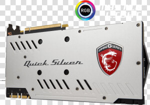 Geforce Gtx 1070 Quicksilver Oc 8gb   Png Download   Msi Quick Silver 1080ti  Transparent Png