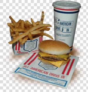 All American Hamburger Drive in Food   All American Hamburger Drive  HD Png Download