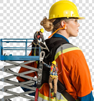 Transparent Construction Worker Png   Elevated Work Platform Operator  Png Download