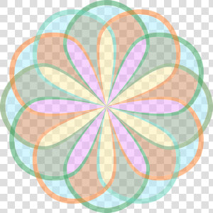 Flower  Stained Glass Window  Symmetry  Model   Symmetry  HD Png Download