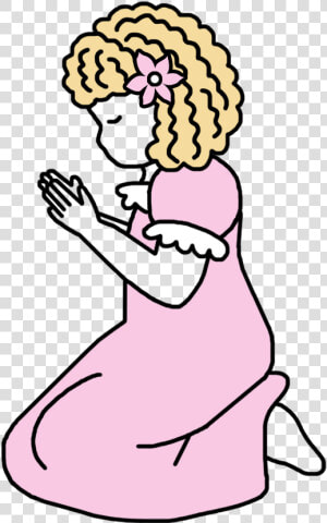 Praying Girl Christian Religious Prayer Plaque Gift   Cartoon Png Girls Prayer  Transparent Png