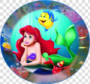 Ariel Little Mermaid Sebastian And Flounder  HD Png Download