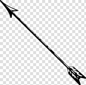 Indian Arrow Arrowhead Clip Art   Dragon Quest Spear  HD Png Download