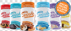 Milk Splash Flavors   Convenience Food  HD Png Download