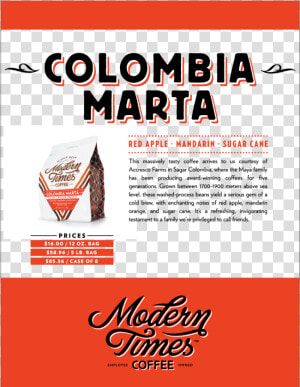 New Colombia Marta Whole Sale Sell Sheet   Flyer  HD Png Download