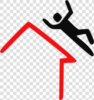 Falling   Falling From Roof Png  Transparent Png