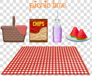 Picnic  Family Picnic  Picnic Basket  Blanket  Gingham   Hoxton Hotel Paris Bathroom  HD Png Download