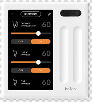 Brilliant  amp  Philips Hue   Smartphone  HD Png Download