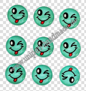 Winking Emoji Png Emoji Cabochon  14 Mm  Face With   Smiley  Transparent Png