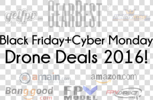 Black Friday And Cyber Monday 2016 Drone Deals   Amazon  HD Png Download