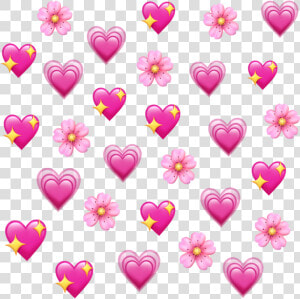  heart  hearts  flower  flowers  emoji  emojis  pinkheart   Wholesome Emoji Transparent Background  HD Png Download